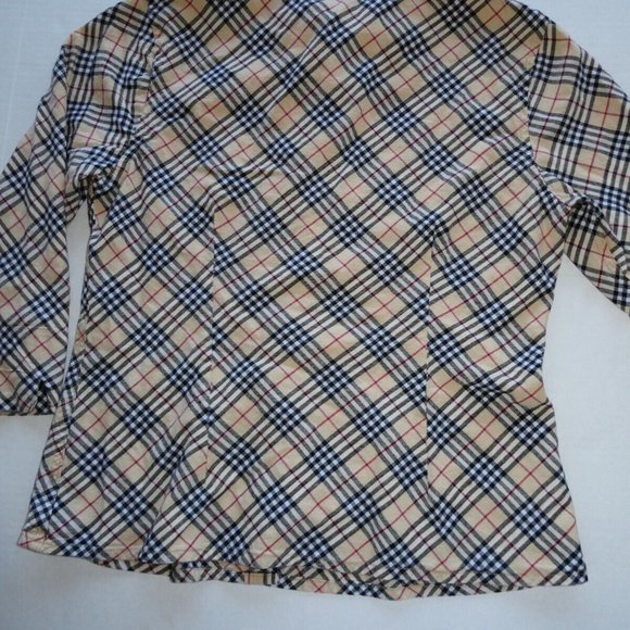 BURBERRY~ LONDON VINTAGE BUTTON DOWN SHIRT - Picture 13 of 16